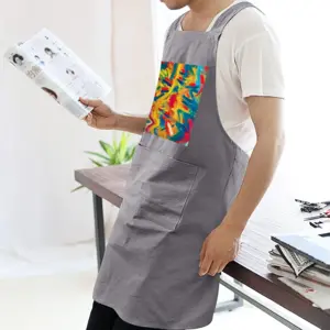 Adult Burning Flame Retro Aprons