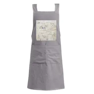 Adult White Medina Retro Aprons