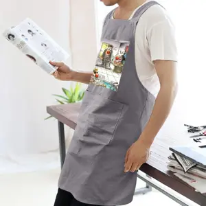 Adult Office Holiday Scheme Retro Aprons