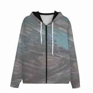 Men Flushed Cardigan Hoodie