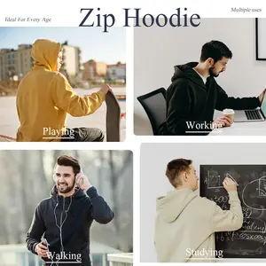 Men Gravitational Encounter Cardigan Hoodie