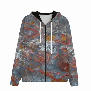 Men Illuminated Flecks Cardigan Hoodie