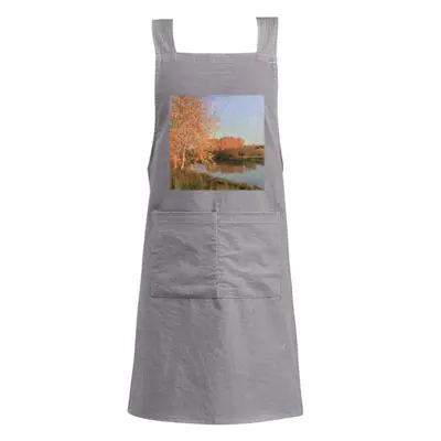 Adult Autumn Evening On The Msta River Retro Aprons