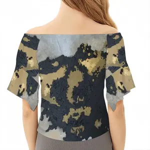 Mask Off Shoulder Short Sleeve T-Shirt