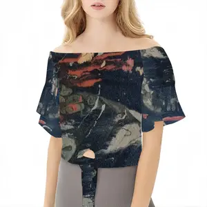 Acceleration Off Shoulder Short Sleeve T-Shirt