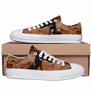 Men Bronze Vision Low Top Baseball Shoes