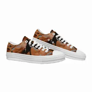 Men Bronze Vision Low Top Baseball Shoes