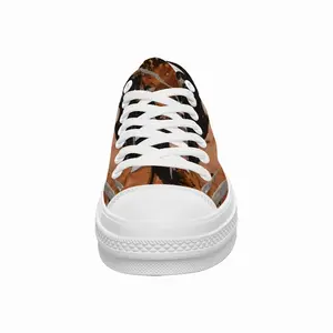 Men Bronze Vision Low Top Baseball Shoes