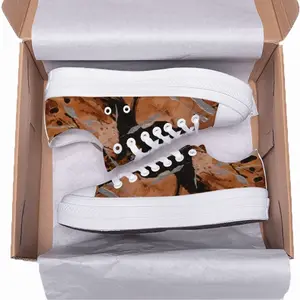 Men Bronze Vision Low Top Baseball Shoes