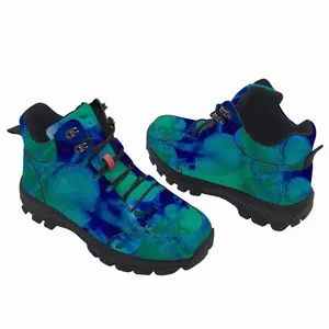 Men Liquid Blue Hiking Climbing Shoes