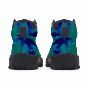 Men Liquid Blue Hiking Climbing Shoes