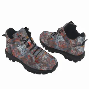 Men Illuminated Flecks Hiking Climbing Shoes