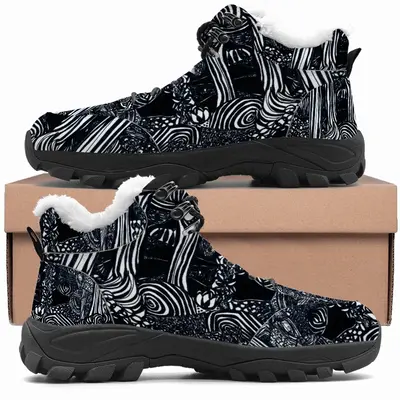 Men Broccoli Trees Hiking Climbing Shoes (Fur)