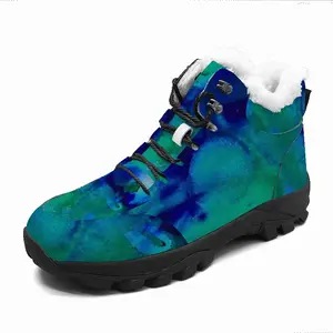 Men Liquid Blue Hiking Climbing Shoes (Fur)