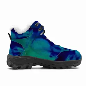 Men Liquid Blue Hiking Climbing Shoes (Fur)