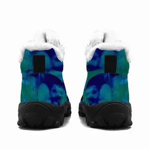 Men Liquid Blue Hiking Climbing Shoes (Fur)