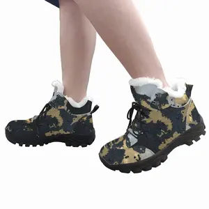 Men Mask Hiking Climbing Shoes (Fur)