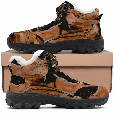 Men Bronze Vision Hiking Climbing Shoes (Fur)