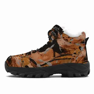 Men Bronze Vision Hiking Climbing Shoes (Fur)