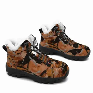 Men Bronze Vision Hiking Climbing Shoes (Fur)