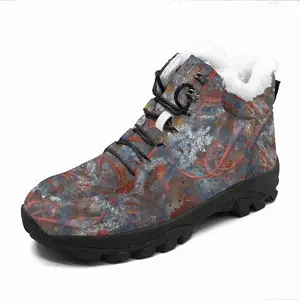 Men Illuminated Flecks Hiking Climbing Shoes (Fur)