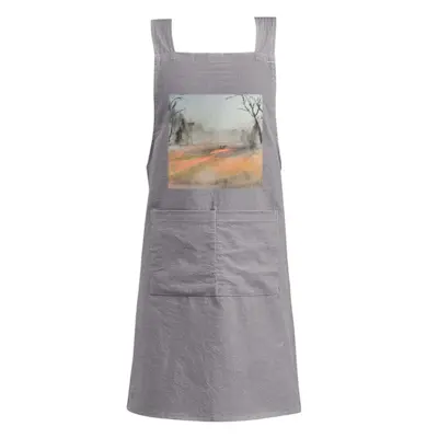 Adult Bare Trees Autumn Retro Aprons