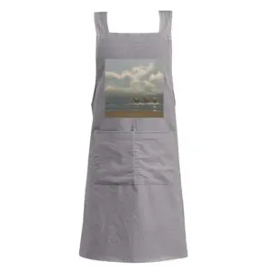 Adult Beach With Riders Retro Aprons