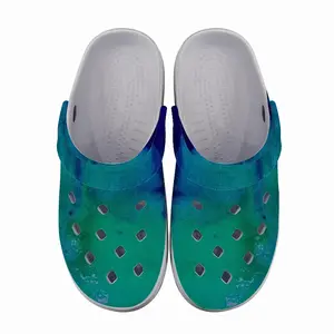 Men Liquid Blue Garden Clogs Shoes