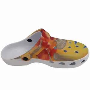 Men Flower Flame Garden Clogs Shoes