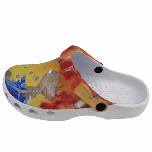 Men Flower Flame Garden Clogs Shoes