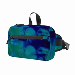 Liquid Blue Crossbody Waist Bag