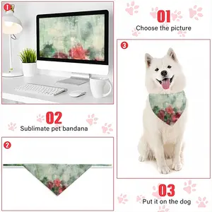 Paradise Flowers Pets Headscarf (Tying Clause)