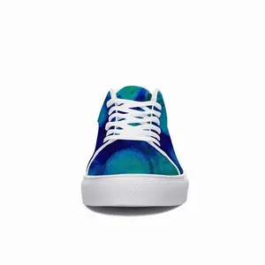 Men Liquid Blue Classic White Shoes