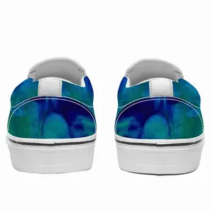 Men Liquid Blue Non-Slip Flat Shoes