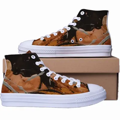 Men Bronze Vision High Top Baseball Shoes