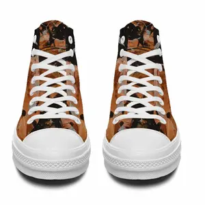 Men Bronze Vision High Top Baseball Shoes