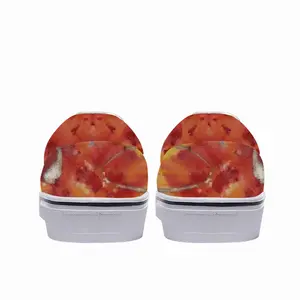 Men Flower Flame Low Top Shoes (Lace Up)