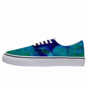 Men Liquid Blue Low Top Shoes (Lace Up)