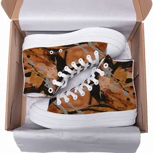 Men Bronze Vision High Top Baseball Shoes