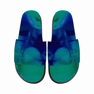 Men Liquid Blue Slip On Slippers