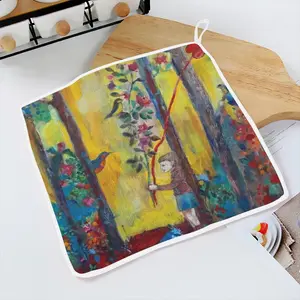 Angel Of Forest Kitchen Dishcloths