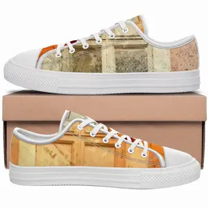 Men Orange Entrance Retro Canvas Shoes