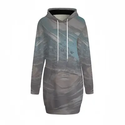 Women Flushed Hoodie Skirt