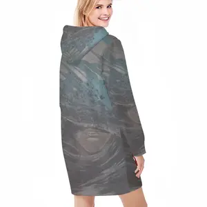 Women Flushed Hoodie Skirt