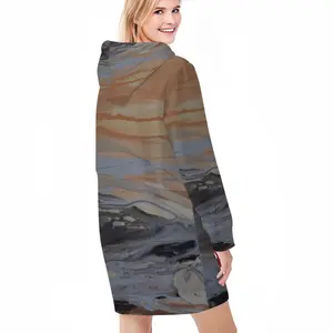 Women Liquid Energy Hoodie Skirt