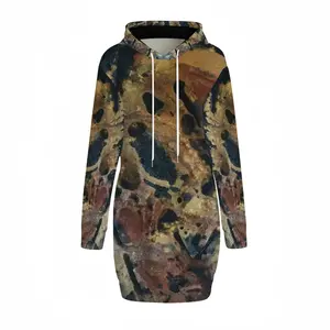 Women Byzantine Dissolve Hoodie Skirt