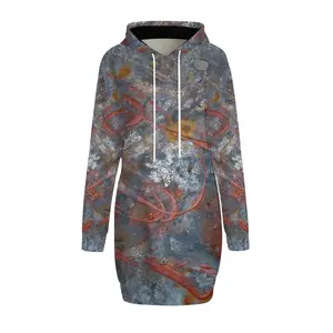 Women Illuminated Flecks Hoodie Skirt