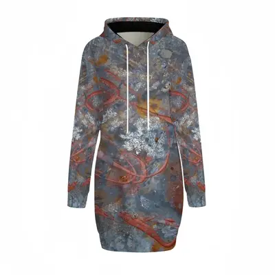 Women Illuminated Flecks Hoodie Skirt