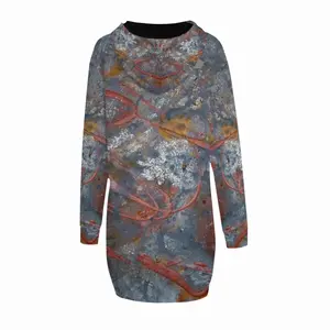 Women Illuminated Flecks Hoodie Skirt