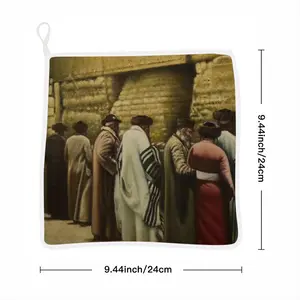 Jewish Pilgrims At The Western Wall Kitchen Dishcloths